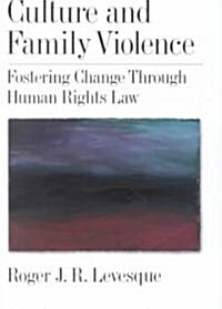 Culture and Family Violence (Hardcover)