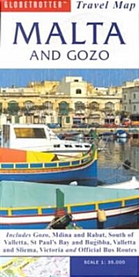 Globetrotter Malta and Gozo Travel Map (Map)