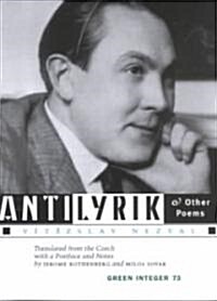 Antilyrik and Other Poems (Paperback)