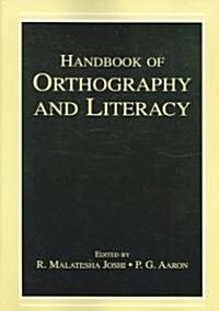 Handbook of Orthography and Literacy (Paperback)