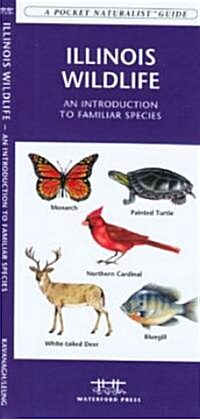 Illinois Wildlife: A Folding Pocket Guide to Familiar Animals (Hardcover)