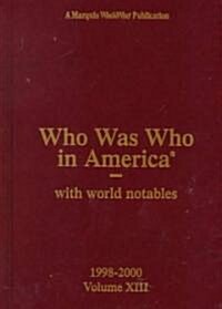 Who Was Who in America (Hardcover)