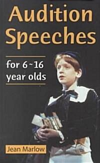 Audition Speeches for Young Actors 16+ (Paperback)
