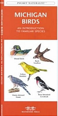 Michigan Birds: A Folding Pocket Guide to Familiar Species (Paperback, Revised)