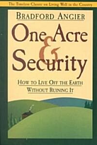 One Acre and Security (Paperback)