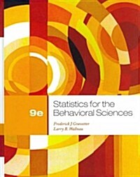 [중고] Statistics for the Behavioral Sciences (Hardcover, 9, Revised)