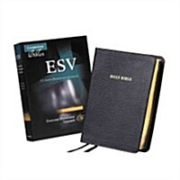 ESV Clarion Reference Bible, Black Calf Split Leather, ES484:X (Leather Binding)
