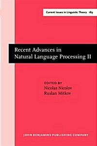 Recent Advances in Natural Language Processing (Hardcover)
