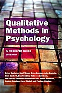 Qualitative Methods In Psychology: A Research Guide (Paperback, 2 ed)