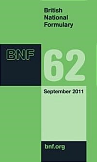 British National Formulary 62 (Paperback, 1st)