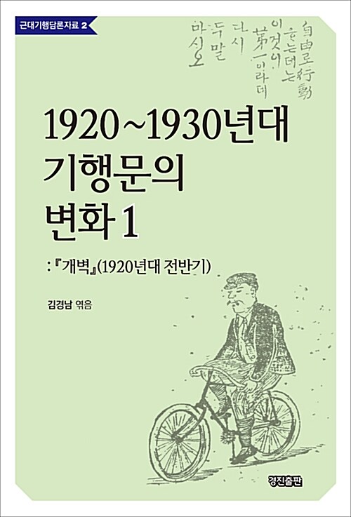 1920~1930년대 기행문의 변화 1