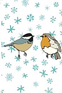 Winter Birds: Bullet Journal - 6x9 Medium Dotted Bullet Journaling Notebook with Numbered Pages (Paperback)