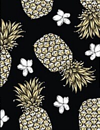 2017, 2018, 2019 Weekly Planner Calendar - 70 Week - Pineapple: Pineapple and Flower Pattern (Paperback)