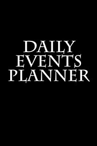 Daily Events Planner (Paperback)