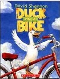 Duck on a bike 