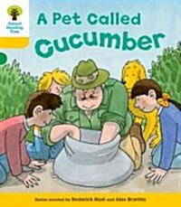 (A) Pet called Cucumber