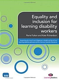 Equality and Inclusion for Learning Disability Workers (Paperback)