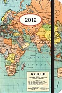 2012 World Map Weekly Planner (Desk)