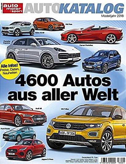 Auto Katalog (연간 독일판): 2018년 No.60