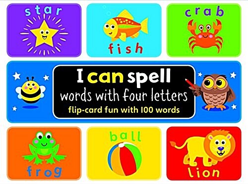 I Can Spell Words with Four Letters: Flip Card Spelling Book Fun (Paperback)