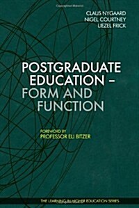 Postgraduate Education - Form and Function (Paperback)