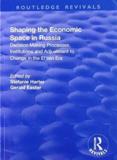 Shaping the Economic Space in Russia : Decision Making Processes, Institutions and Adjustment to Change in the Eltsin Era (Paperback)