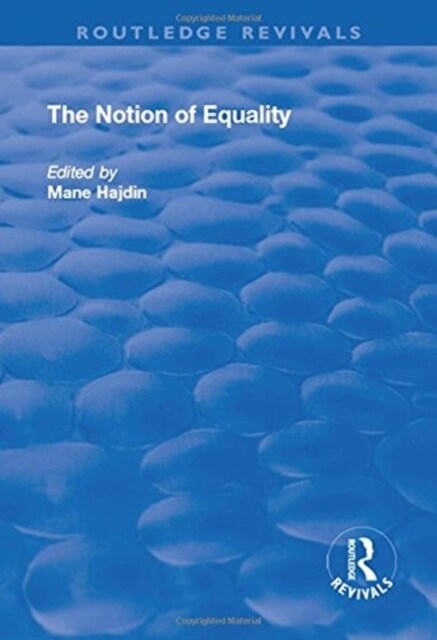 THE NOTION OF EQUALITY (Hardcover)