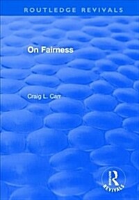 ON FAIRNESS (Paperback)