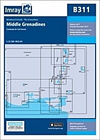 Imray Chart B311 : Middle Grenadines (Paperback)