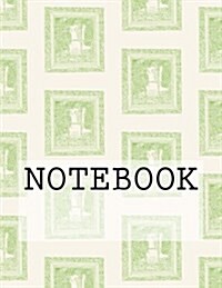 Notebook: Grot Window (Light Green): Lake District. Plain (8.5 X 11): Plain Paper Notebook (Paperback)