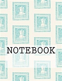 Notebook: Grot Window (Dark Green): Lake District. Plain (8.5 X 11): Plain Paper Notebook (Paperback)