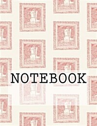 Notebook: Grot Window (Red): Lake District. Plain (8.5 X 11): Plain Paper Notebook (Paperback)