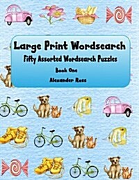 Large Print Wordsearch: Fifty Assorted Wordsearch Puzzles (Paperback)