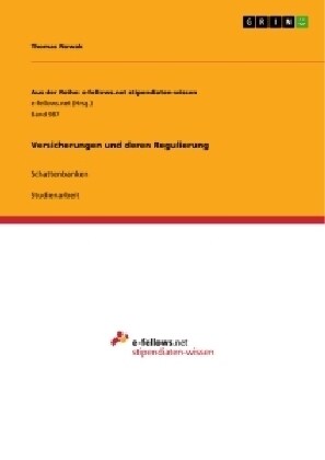 Versicherungen und deren Regulierung: Schattenbanken (Paperback)