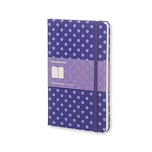 Carnet Decore Pois Bleu Grand Format Ligne (Office Product)