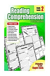 Reading Comprehension Printables: : Reading Comprehension Passages Printables for Any Chapter Book - For Reading Comprehension 2nd Grade: Reading Comp (Paperback)