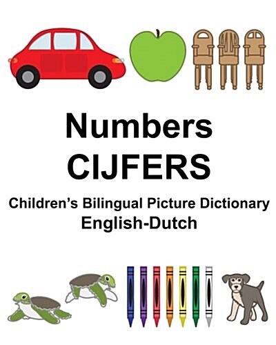 English-Dutch Numbers/Cijfers Childrens Bilingual Picture Dictionary (Paperback)