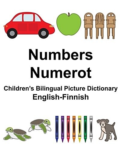 English-Finnish Numbers/Numerot Childrens Bilingual Picture Dictionary (Paperback)