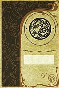 Monogram Snake Journal: Blank Notebook Diary Log (Paperback)