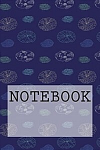 Notebook: Lily Pads (Blue), Rydal Water, Lake District. Ruled (6 X 9): Ruled Paper Notebook (Paperback)