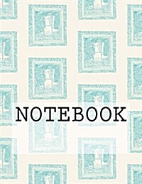 Notebook: Grot Window (Dark Green), Lake District. Ruled (8.5 X 11): Ruled Paper Notebook (Paperback)