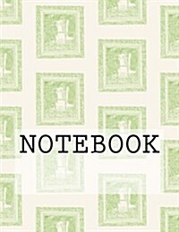 Notebook: Grot Window (Light Green), Lake District. Ruled (8.5 X 11): Ruled Paper Notebook (Paperback)