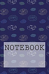 Notebook: Lily Pads (Blue), Rydal Water, Lake District. Dotted (6 X 9): Dotted Paper Notebook (Paperback)