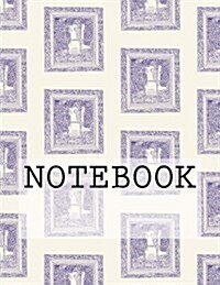 Notebook: Grot Window (Blue), Lake District. Dotted (8.5 X 11): Dotted Paper Notebook (Paperback)