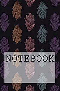 Notebook: Leaves in Dark, Rydal Water, Lake District. Ruled (6 X 9): Ruled Paper Notebook (Paperback)