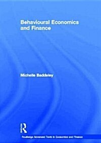 Behavioural Economics and Finance (Hardcover)