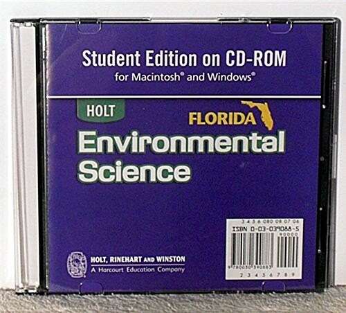Holt Environmental Science: Student Edition CD-ROM for Macintosh and Windows 2006 (Hardcover)