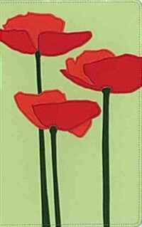 Bloom Collection Bible-KJV-Poppies (Imitation Leather)