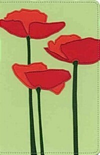 Bloom Collection Bible-KJV-Poppies (Imitation Leather)