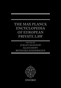 Max Planck Encyclopedia of European Private Law (Paperback)